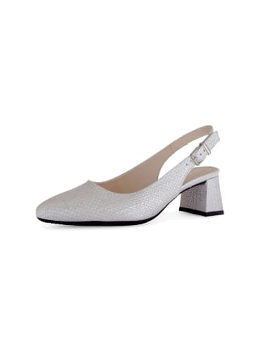 Gabor Comfort Slingpumps in silber