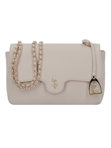 U.S. Polo Assn. Jones Schultertasche 26 cm in lightbeige