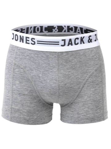 Jack & Jones Boxershort 6er Pack in Schwarz/Grau/Weiß