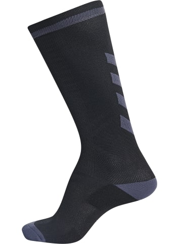 Hummel Long Socken Elite Indoor Multisport Erwachsene in BLACK/ASPHALT