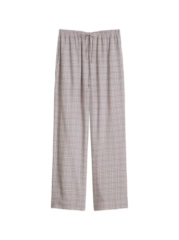 Marc O'Polo Pyjamahose classic in gray lilac check