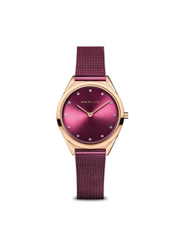 Bering Analoguhr für Damen in Lila