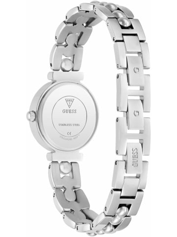 Guess Quarzuhr für Damen in silber