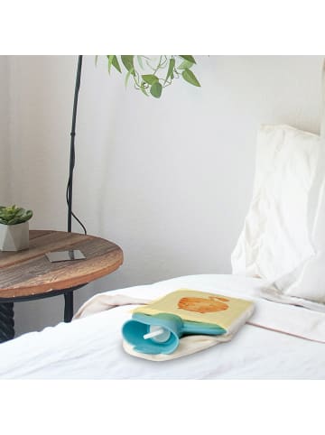 Mr. & Mrs. Panda Wärmekissen Katze Mittelfinger ohne Spruch in Gelb Pastell