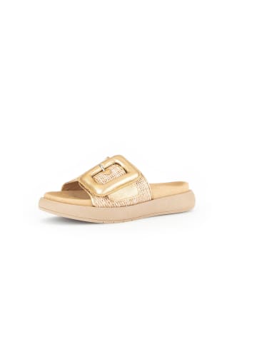 Gabor Fashion Pantolette in gold