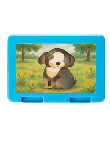 Mr. & Mrs. Panda Bento Box Hund Entspannen Design ohne Spruch in Weiß