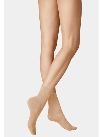 Kunert Socken Open Structure Fashion in bronze
