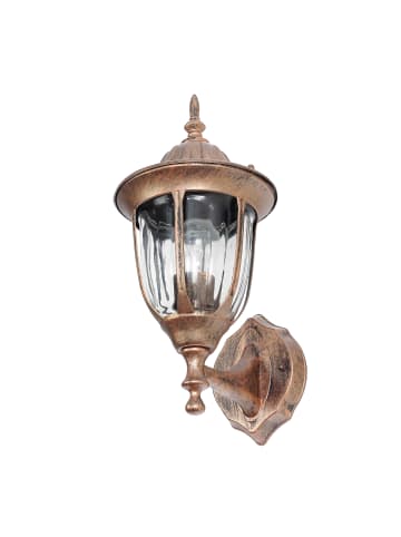 Licht-Erlebnisse Außen Wandlampe (B)16.5 x (H)35 cm in Kupfer AntikKupfer Antik