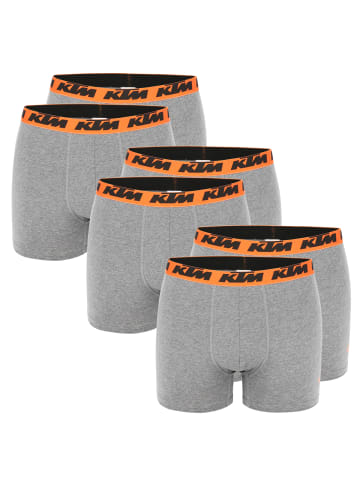 KTM Boxershorts Pack X2 Boxer Man Cotton 6P in Dark Grey2