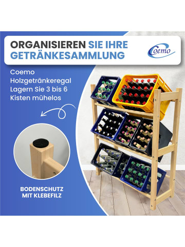 Mein-Regal Regal Thore Getränkeregal  in Natur