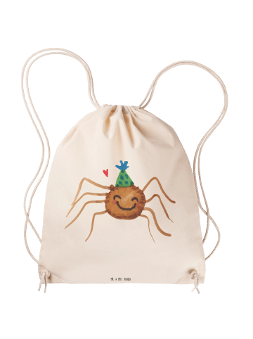 Mr. & Mrs. Panda gym rucksack Spinne Agathe Party ohne Spruch in Creme