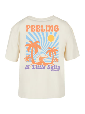 F4NT4STIC Ladies Everyday Tee Feeling a Little Salty Summer in Whitesand
