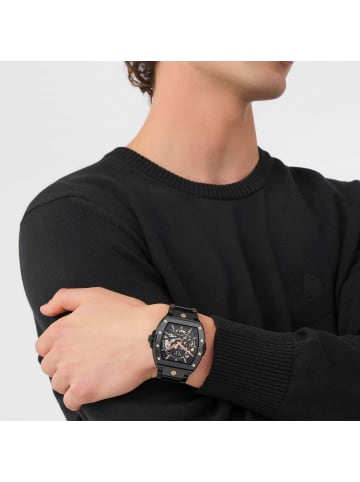 Philipp Plein Automatikuhr für Herren in Schwarz