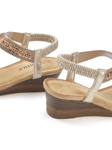 Vivance by Lascana Sandalette in goldfarben