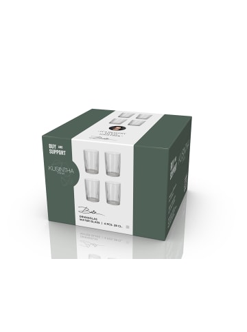 Bitz Wasserglas Kusintha in Clear