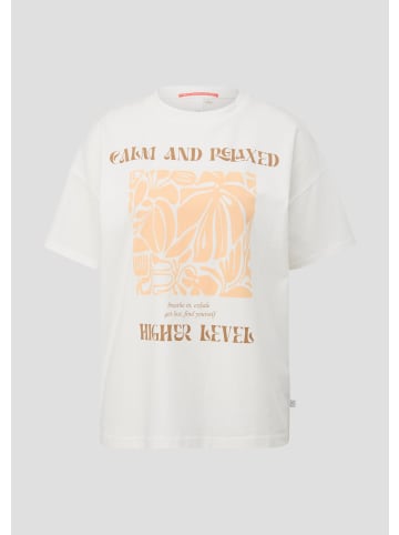 QS T-Shirt in 02D0_creme