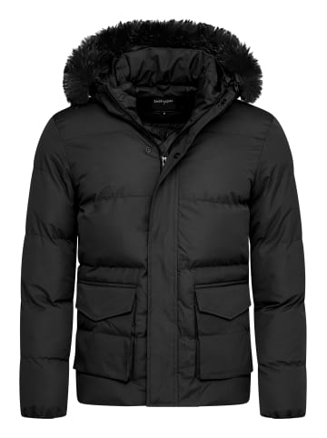 behype Winterjacke BHADLYR in schwarz