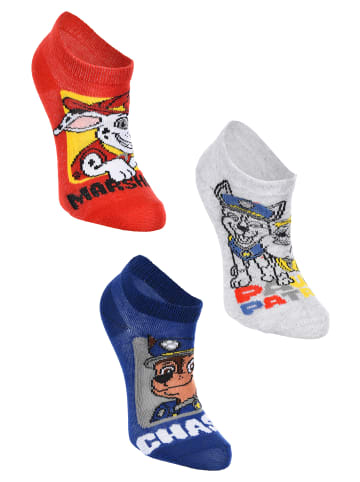 Paw Patrol 3er-Set: Sneaker Socken in Mehrfarbig