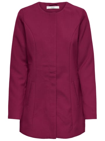 JACQUELINE de YONG Eleganter Mantel Trench Coat BRIGHTON in Rot