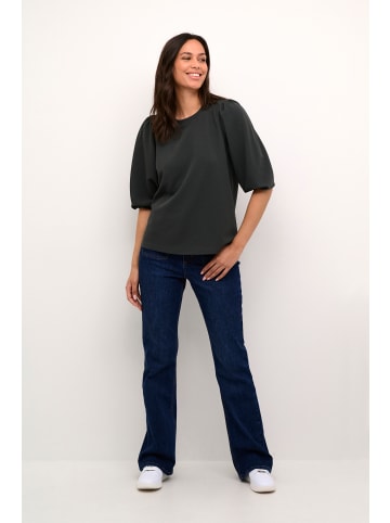 Kaffe Langarm-Shirt KAjanne Regular fit in Black Oyster