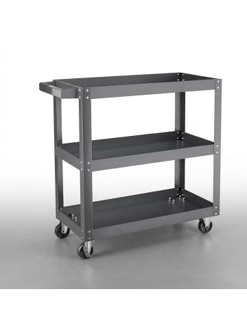 relaxdays Werkstattwagen in Grau - (B)78 x (H)76 x (T)35 cm