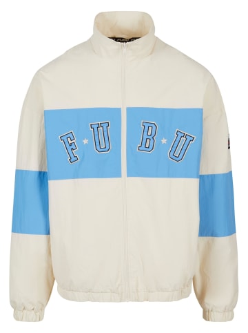 FUBU Bomberjacken in creme/light blue