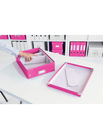 Leitz Organisationsbox Click & Store mittel pink