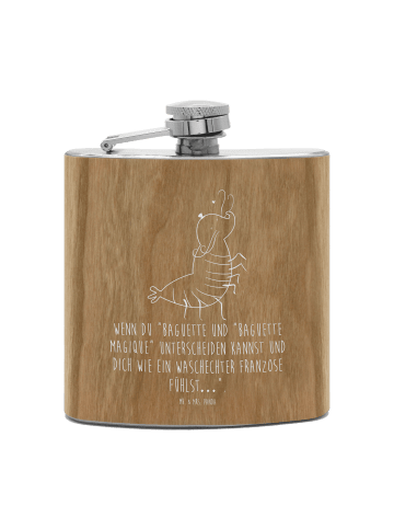 Mr. & Mrs. Panda feldflasche Garnele Franzose mit Spruch in Braun