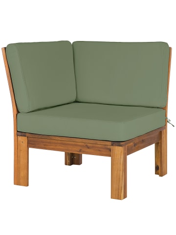 home24 Loungeecke LEXI in Helles Olivgrün