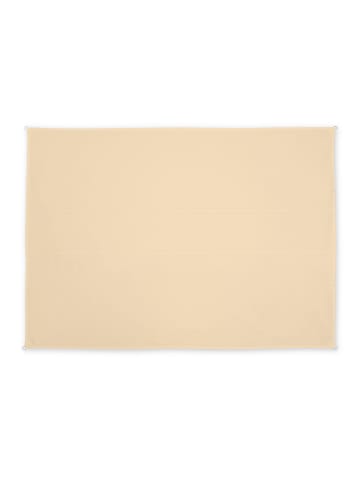 relaxdays Sonnensegel "Rechteck" in Beige - 4,5 x 5,5 m