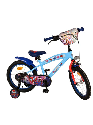 Volare Kinderfahrrad Spidey Fahrrad für Jungen 16 Zoll Kinderrad in Blau 4 Jahre