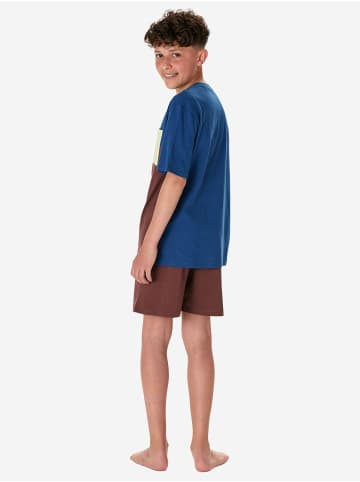 Schiesser Pyjama Nightwear in havanna