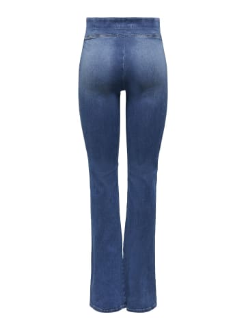 ONLY Flared fit jeans in Medium Blue Denim