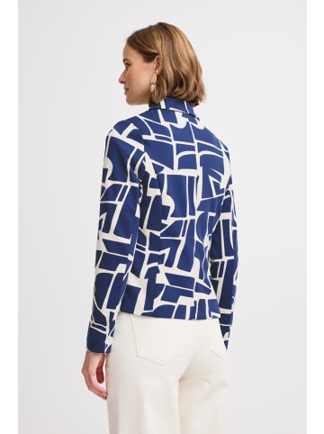 b. young Blazer BYRIZETTA Regular fit in Med Blue Geo