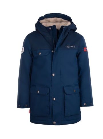 Trollkids Winter Parka "Gudvangen" in Mystik Blau