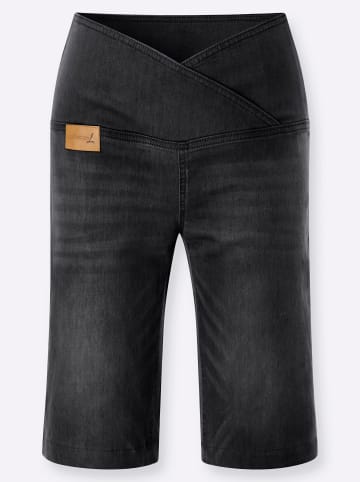 WITT WEIDEN Jeans-Bermudas in black denim