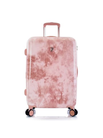 Heys Black Camo 4 Rollen Trolley M 66 cm mit Dehnfalte in rose