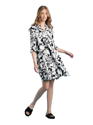 More & More Tunikakleid in open two tone flowers eggshell