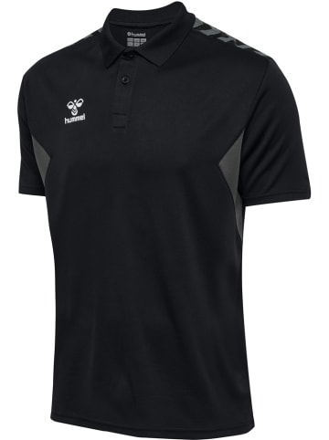 Hummel Polo "Hmlauthentic Functional Polo" in Schwarz