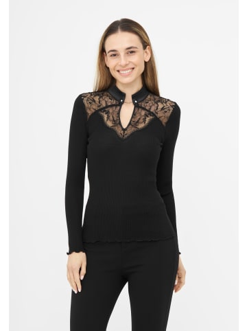 TOOCHE Langarmshirt "Noir Mystique" in Schwarz