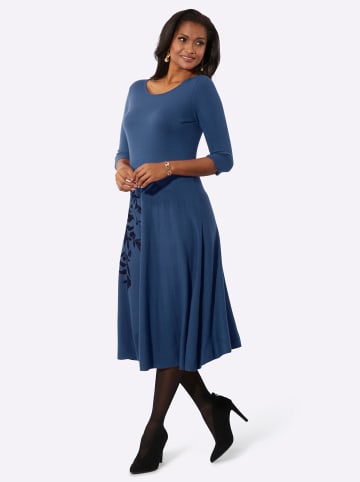 WITT WEIDEN Strickkleid in jeansblau