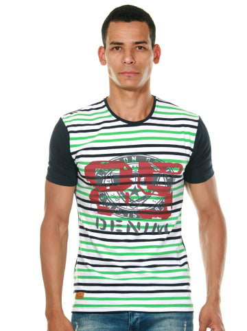 FIOCEO T-Shirt in grün/schwarz