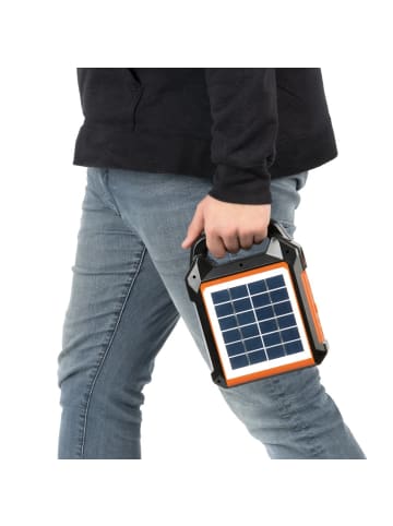 EASYmaxx Solar-Generator Kit 10000mAh schwarz/orange  Schwarz