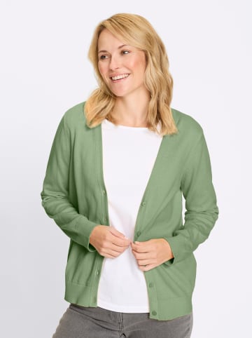 Sieh an! Cardigan in eucalyptus