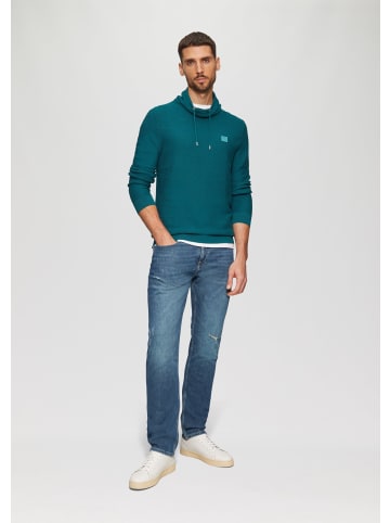 s.Oliver Strickpullover langarm in Petrol