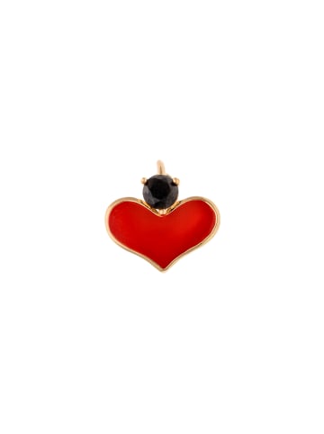 myMo Women Chain Necklace in Red Black