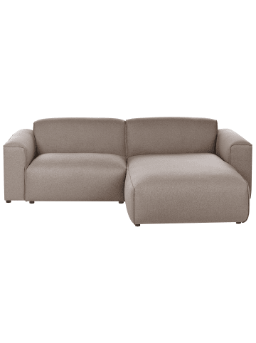 Beliani Ecksofa FAABORG in Beige/Schwarz - (W) 250 x (H) 73 x (L) 162 cm