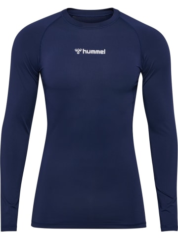Hummel Sportshirt "Hmlbl Performance Tee L/S" in Blau
