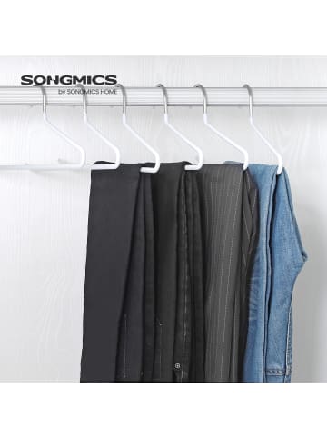 SONGMICS 20er-Set: Kleiderbügel Patiya in Weiß - (B)13 x (H)0.5 x (T)38 cm