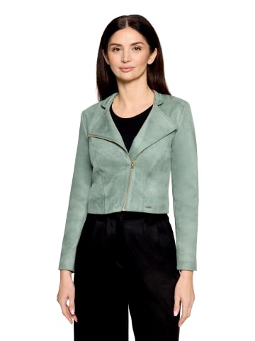 BETTY & CO Bikerjacke mit Stehkragen in Mint